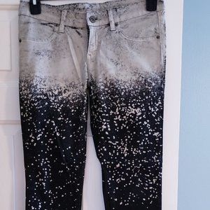Carmar  Two Tone Splatter paint  Skinny Jeans